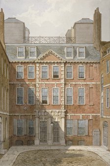 Beaufort Buildings, Strand, Westminster, London, c1810. Artist: George Shepherd