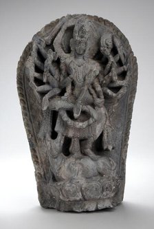 Shiva Dancing on His Bull, Nandi, 17th century. Creator: Unknown.