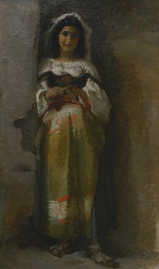 Ciocciara, c1862. Creator: Eduardo Rosales.