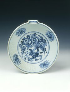 Bowl with foliated dragon decoration, Ming dynasty, Jingtai period, China, 1450-1457. Artist: Unknown