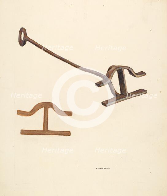 Branding Iron, c. 1942. Creator: Elizabeth Johnson.
