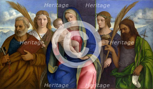 Madonna and Child with Saints. Creator: Giovanni Bellini.