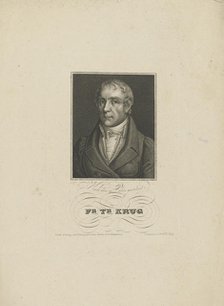 Portrait of Wilhelm Traugott Krug (1770-1842) , 1828-1829. Creator: Falcke, Tobias (active 1820s-1830s).