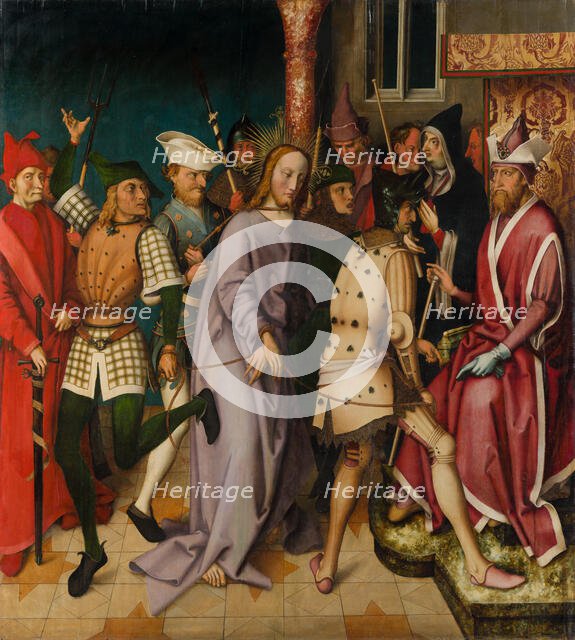 Christ before Pontius Pilate, 1501. Creators: Hans Holbein the Elder, Jesus Christ.