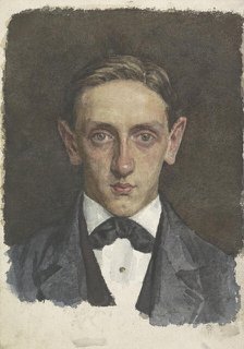 Portrait of a young man, 1874-1925. Creator: Jan Veth.