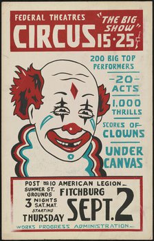 Circus, Fitchburg, MA, [193-]. Creator: Unknown.