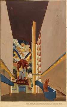 Untitled (mural study), ca. 1939. Creator: Unknown.