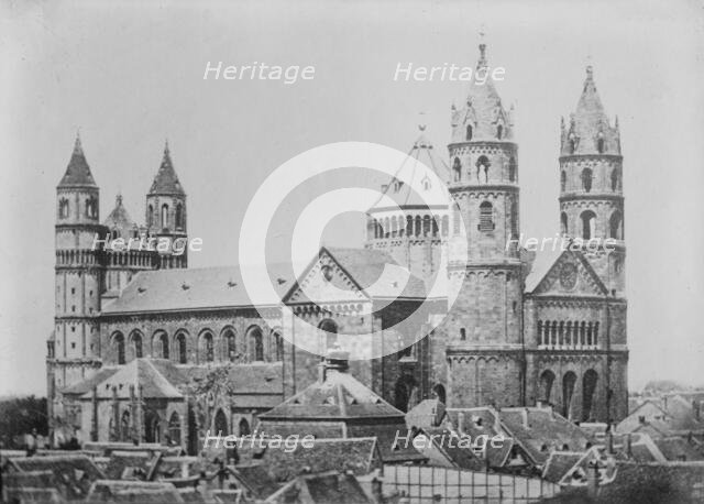 Cathedral, Worms, between c1915 and c1920. Creator: Bain News Service.