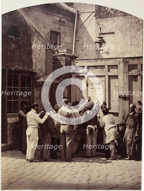 The Day's Orders (L'Ordre du Jour), May 1859. Creator: Camille Silvy.