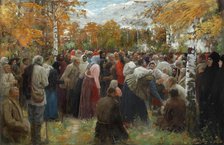 To holy places, 1911. Creator: Popov, Lukian Vasilyevich (1873-1914).