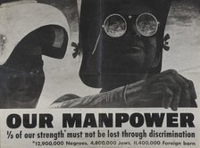 Our manpower, c1943. Creator: Ben Shahn.