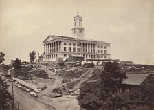 The Capitol, Nashville, Tennessee, 1860s. Creator: George N. Barnard.
