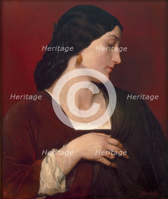Nanna. Artist: Feuerbach, Anselm (1829-1880)