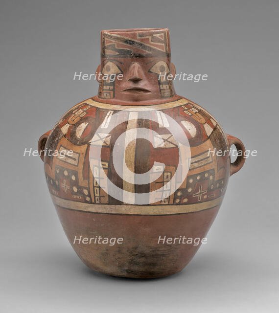 Jar in the Form of an Abstract Human Figure, A.D. 700/1000. Creator: Unknown.