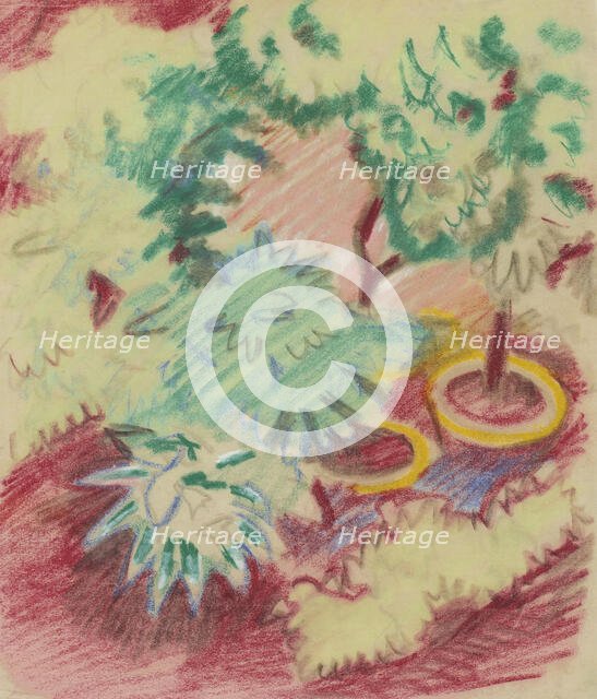 Flower pots. Creator: Macke, August (1887-1914).