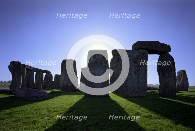 Stonehenge, Wiltshire. Artist: James O Davies.