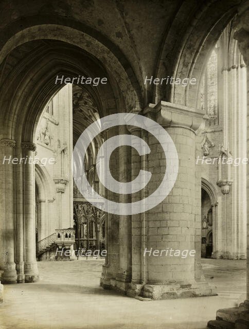 Ely Cathedral: Octagon from North Aisle, c. 1891. Creator: Frederick Henry Evans.