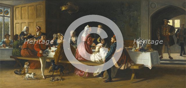 Anne Boleyn and Henry Percy.