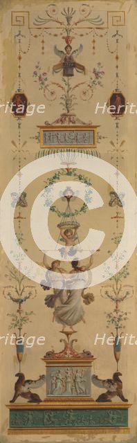 Decorative Panel, 1790s. Creator: Pierre Rousseau (French, 1751-1829).