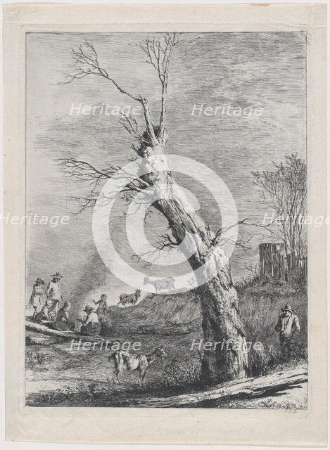 Winter, after a drawing completed in Saint-Chamond, 1795. Creator: Jean-Jacques de Boissieu.