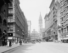 Market Street, west from Eleventh, Philadelphia, Pa., c.between 1910 and 1920. Creator: Unknown.