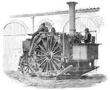 Messrs. Tuxford's Traction-Engine, exhibited at the Smithfield Club Cattle Show, 1857. Creator: Unknown.