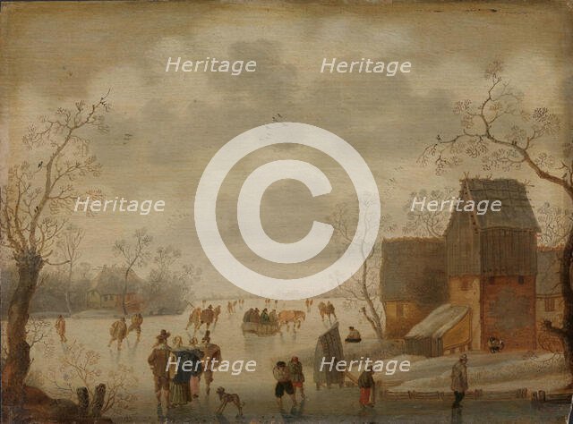 Winter landscape, 1st half of 17th century. Creator: Anthonie Verstralen.