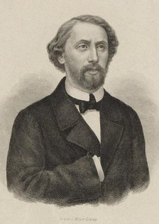 Portrait of the pianist and composer Julius Schulhoff (1825-1898) , 1860. Creator: Anonymous.