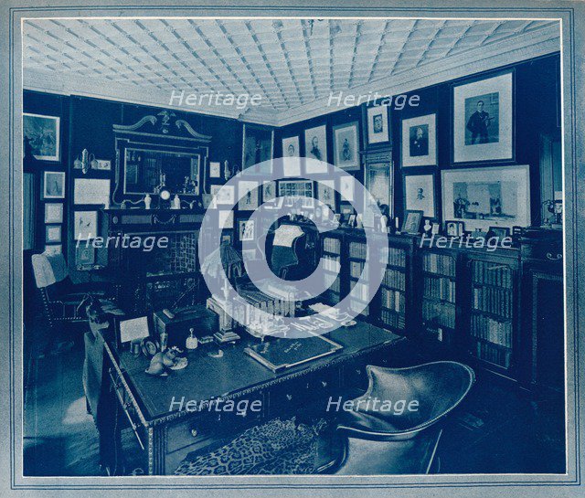 'Mr. A. W. Pinero's Study', c1903. Artist: AJ Campbell & E Gray.