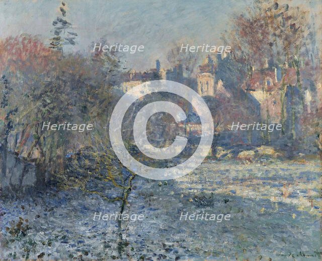 Le Givre (The Frost), 1875. Creator: Monet, Claude (1840-1926).