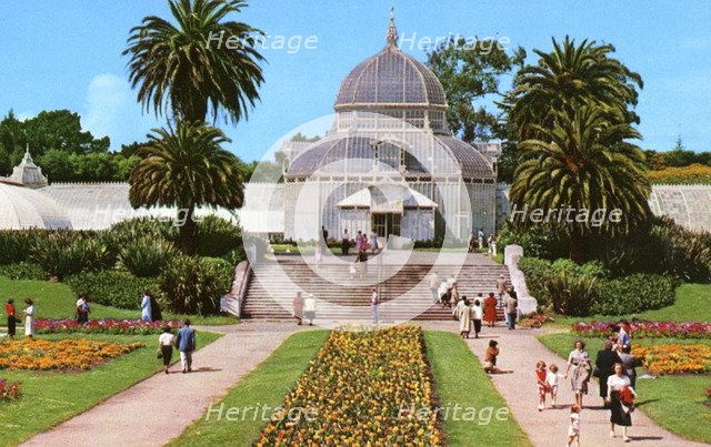 The Conservatory in Golden Gate Park, San Francisco, California, USA, 1957. Artist: Unknown