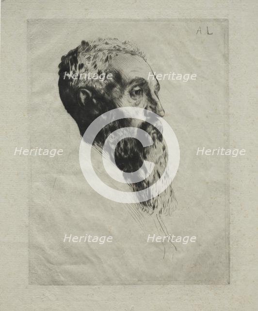 Head of a Model. Creator: Alphonse Legros (French, 1837-1911).