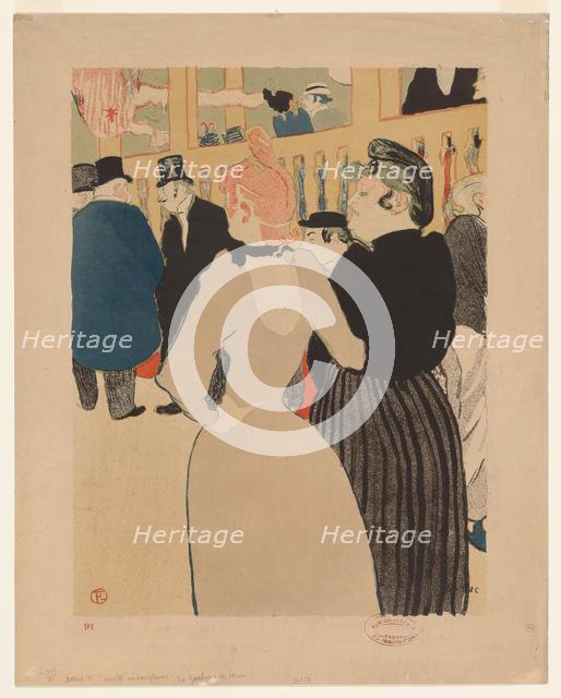 Au Moulin Rouge: The Glutton and Her Sister (La Goulou et sa soeur). Creator: Henri de Toulouse-Lautrec (French, 1864-1901).