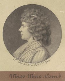 Margaret Marshall Armstrong, 1797. Creator: Charles Balthazar Julien Févret de Saint-Mémin.
