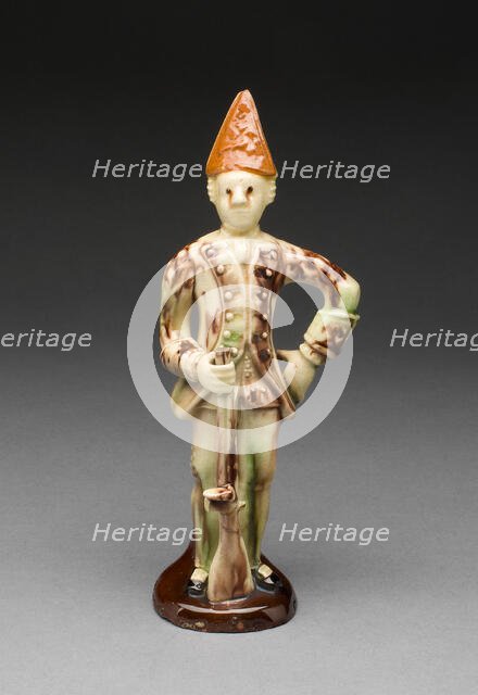 Soldier, Staffordshire, 1750/70. Creator: Staffordshire Potteries.