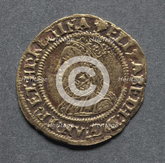 Halfcrown (obverse), 1560-1561. Creator: Unknown.