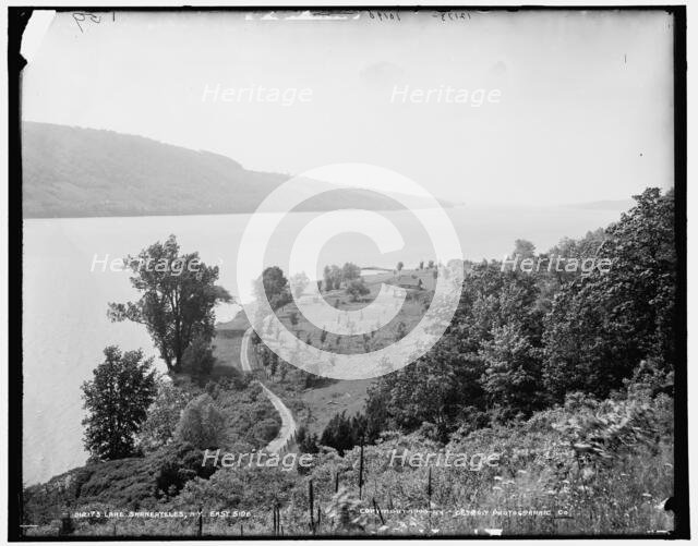 Lake Skaneateles, N.Y., east side, c1900. Creator: Unknown.