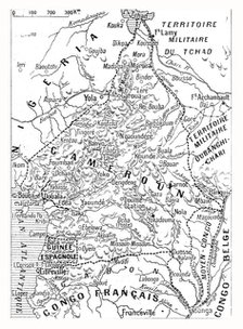 'Le Cameroun Francais; Carte du Cameroun franco-britannique', 1916. Creator: Unknown.