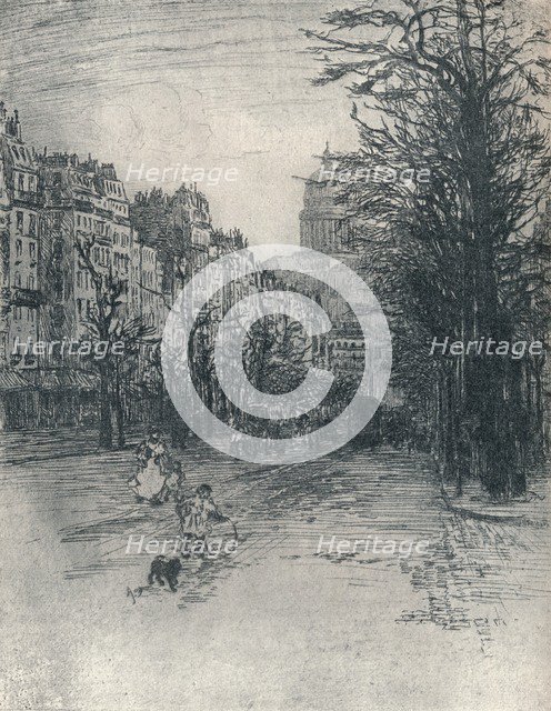 'Avenue Des Gobelins, Paris', c1908. Artist: Frank Milton Armington.