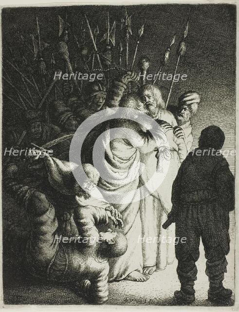 Christ Taken, from The Passion, c. 1635. Creator: Jan Georg van Vliet.