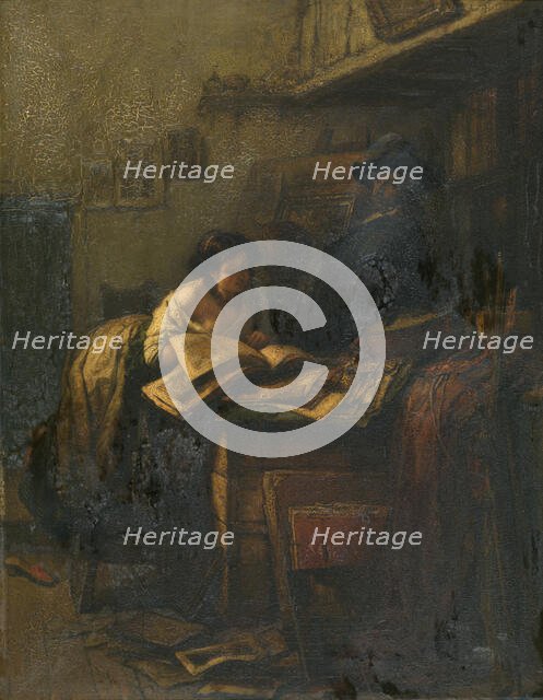 The Studio, 1851. Creator: Jan August Hendrik Leys.