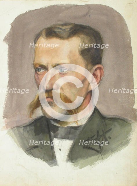 Sketch for a Portrait, c1910s. Creator: Verner Thome.