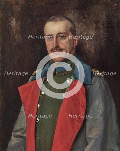 Portrait of Duke Robert of Württemberg (1873-1947), 1917. Creator: Wettig, Heinrich (1875-after 1938).