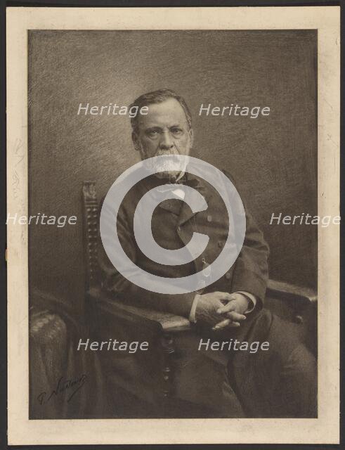 Louis Pasteur, negative 1886; print 1886-1900. Creator: Paul Nadar.