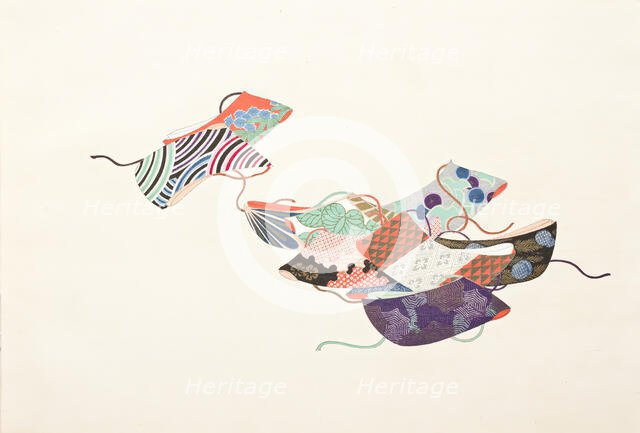 A Thousand Grasses (Chigusa) (image 12 of 33), 1900. Creator: Kamisaka Sekka.