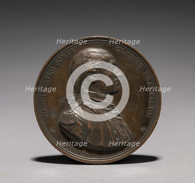 Medal: John Paul Jones. Creator: Jules Dupré (French, 1811-1889).