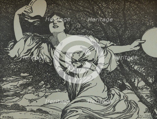 'Bacchante', c20th century (1914-1915). Artist: Fred Hammersley Ball.