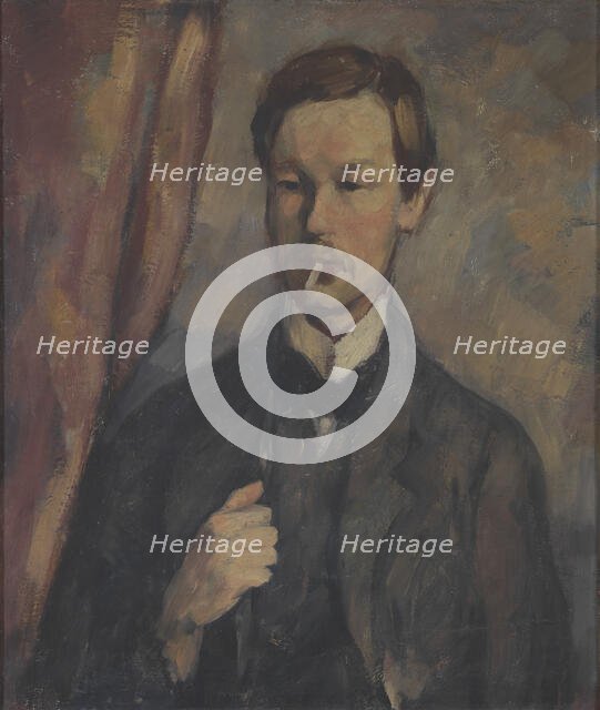 Portrait of Bernard Groethuysen, 1911. Creator: Karl Hofer.