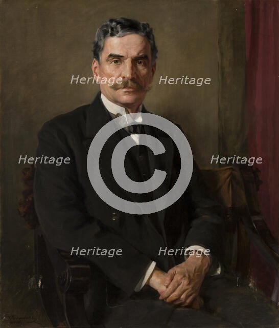 Portrait of Józef Pakies, between 1914-1915. Creator: Kazimierz Pochwalski.