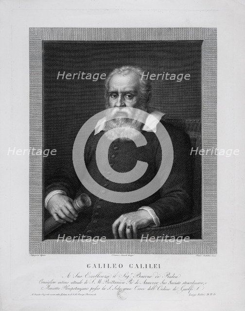 Galileo Galilei. Artist: Bettelini, Pietro (1763-1829)